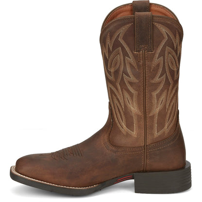 Justin® Canter 11" Western Boots - Dusky Brown