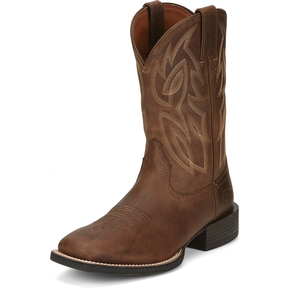 Justin® Canter 11" Western Boots - Dusky Brown