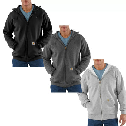 Carhartt® Midweight Zip-Front Hooded Sweatshirt