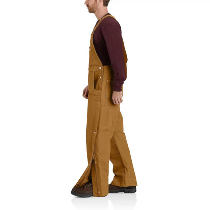 Carhartt® Loose Fit Firm Duck Insulated Bib Overall