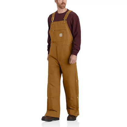 Carhartt® Loose Fit Firm Duck Insulated Bib Overall