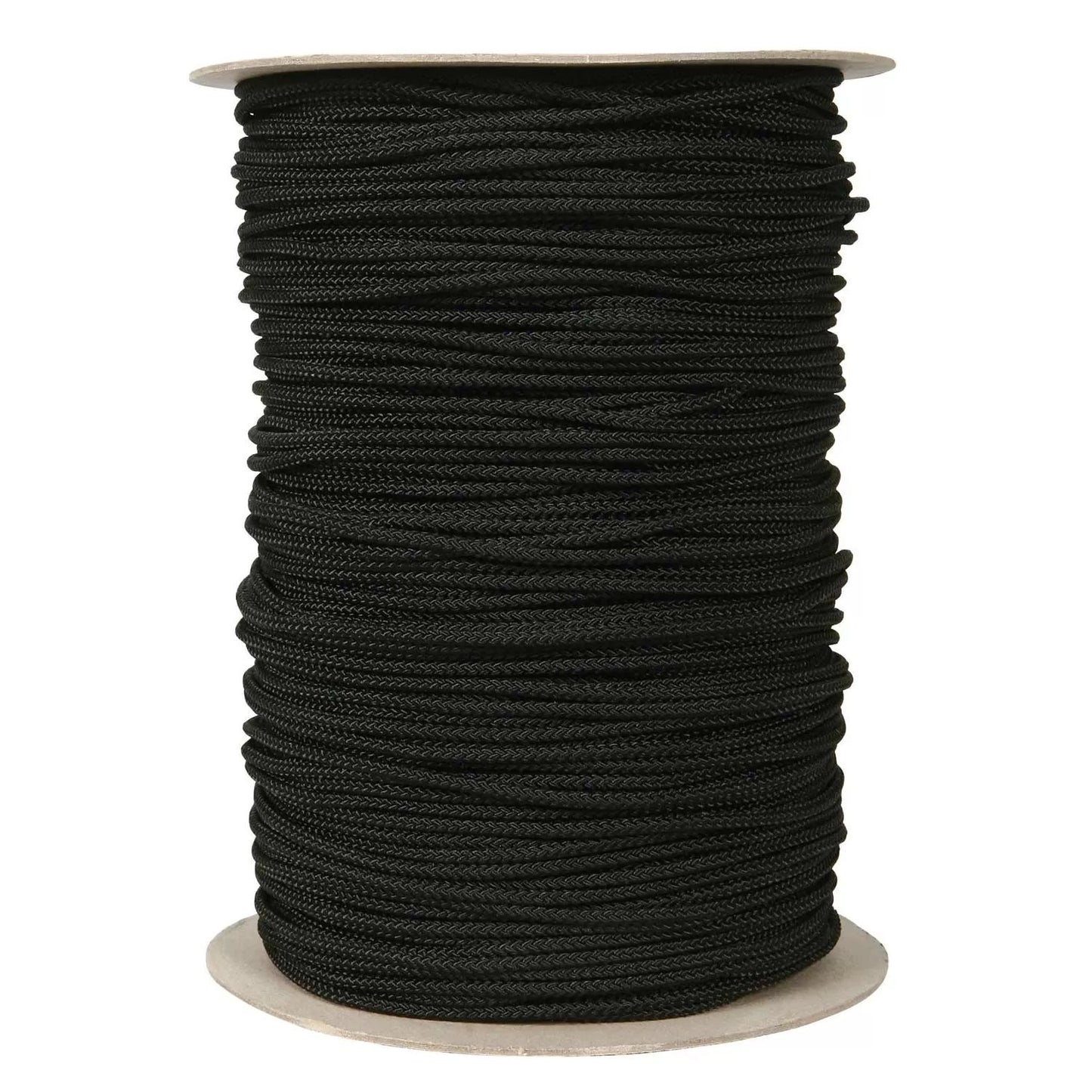 Black Nylon 3/16" Cord Low Stretch - 1000 Ft.