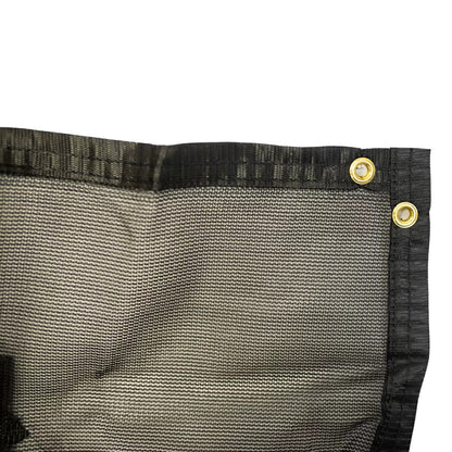 70% Black Knit Shade Material - 12' x 20'