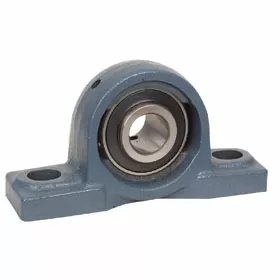 Livestock Curtain Control Pillow Block Shaft Bearing - Cast Iron Roll