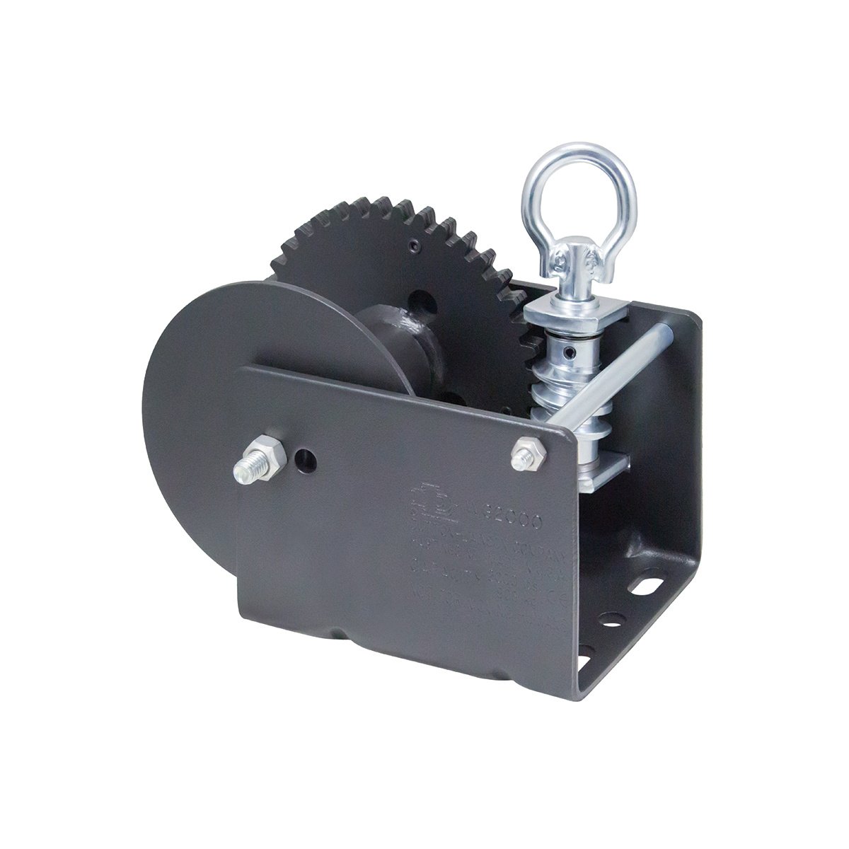 Dutton-Lainson® Loop Drive Worm Gear Winch - Reg. Drum 2,000 lb. Load Capacity