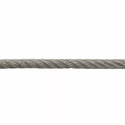 Stainless Steel Cable by THE FOOT - 1/8" - 7x7