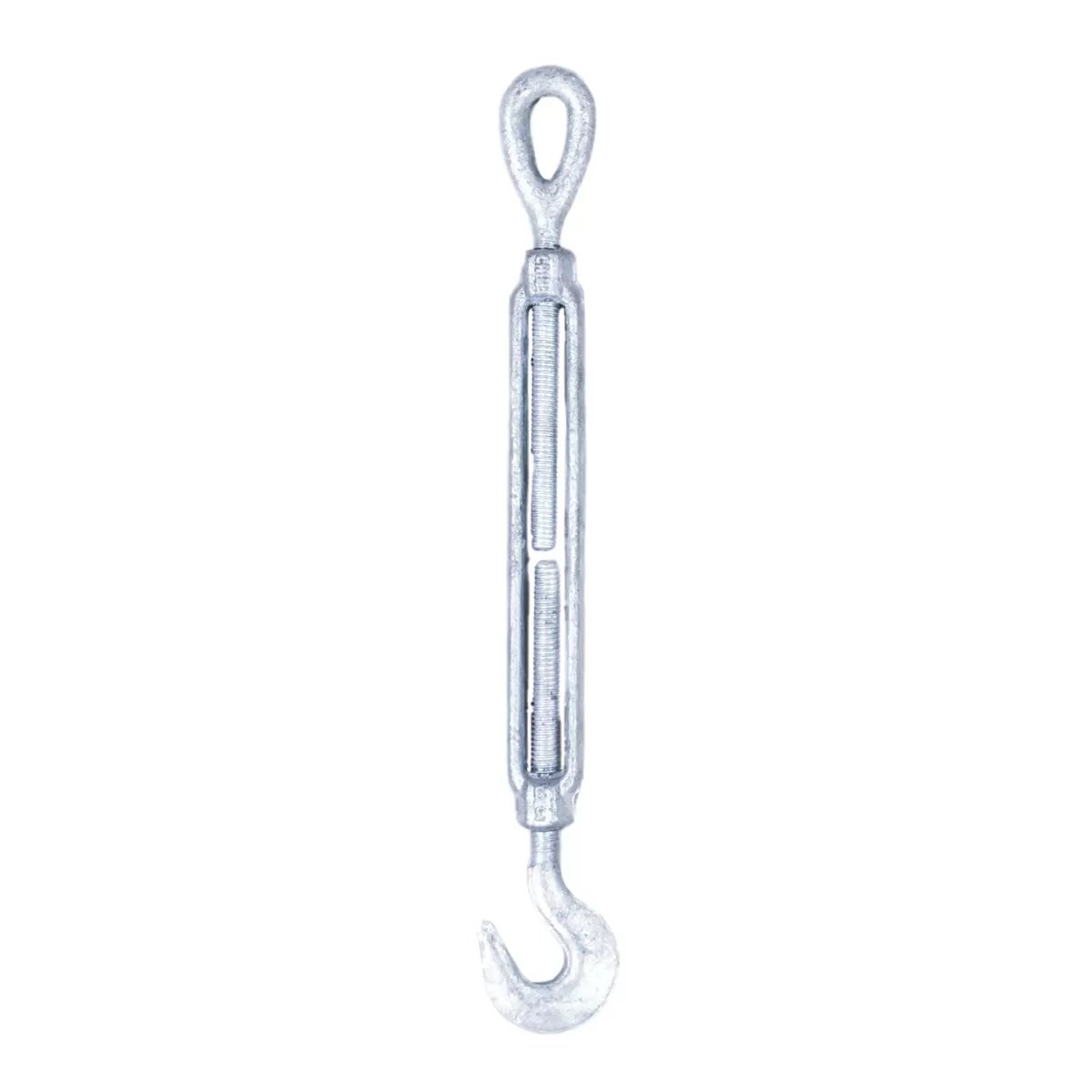 Heavy-Duty Hook & Eye Turnbuckle - 3/8" x 12"