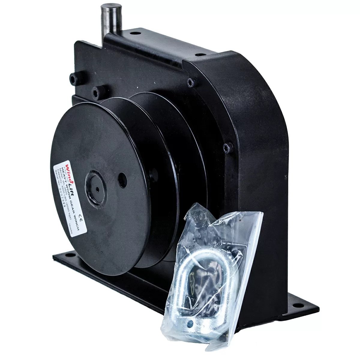 WindLift Heavy Duty Worm Gear Winch - 4,600 lb.