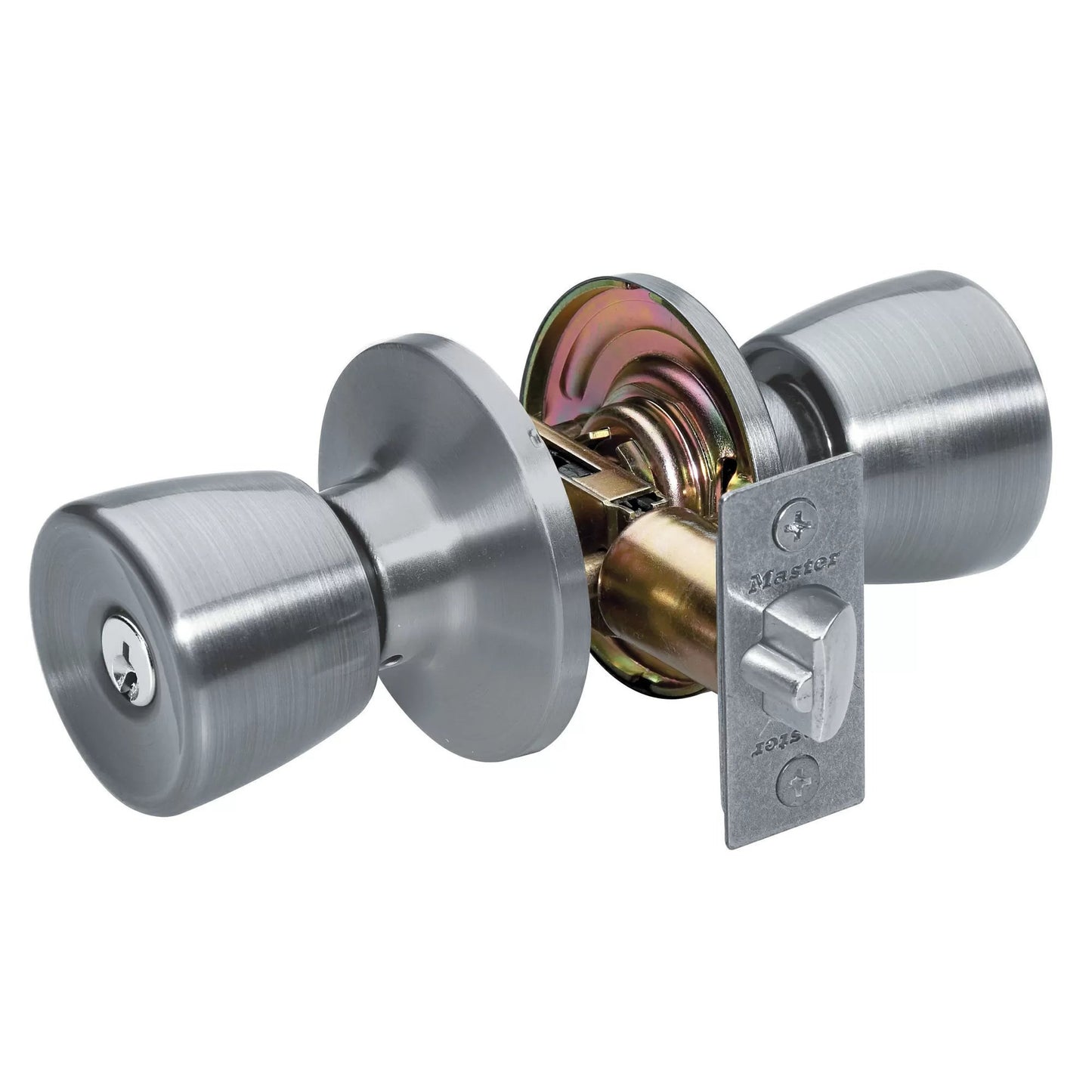 Master Lock® Satin Nickel Tulip Style Entry Door Lock