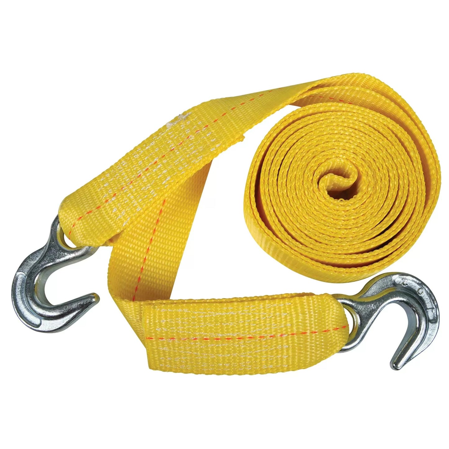 Tow Strap with Forged Safety Hooks вЂ” 2" x 15'