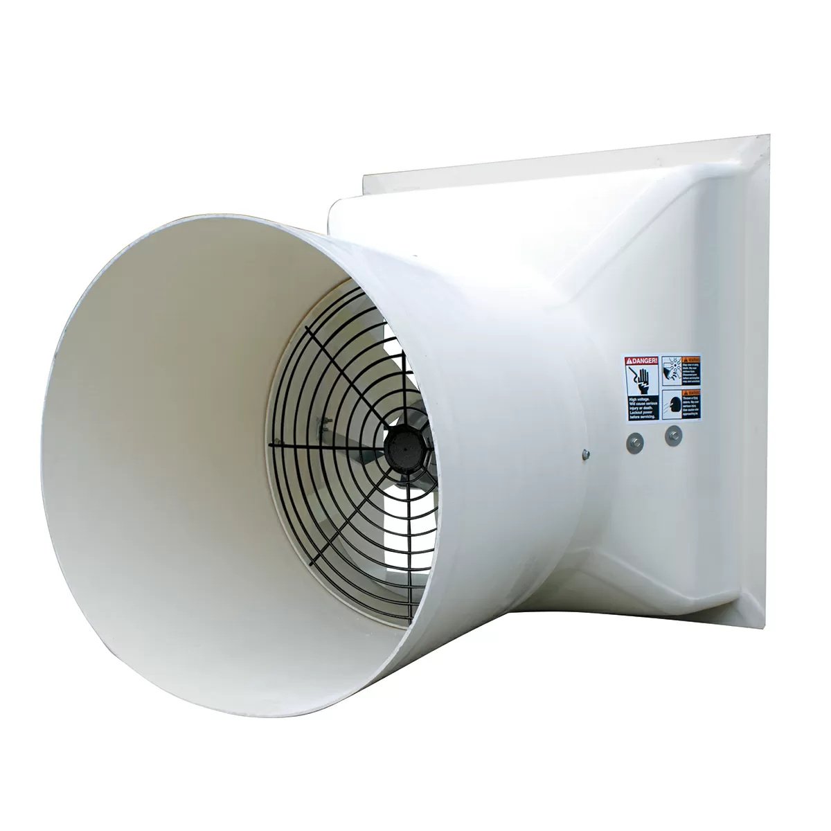 AP® Performer Series Fiberglass Fan - 18" w/Cone & Shutter