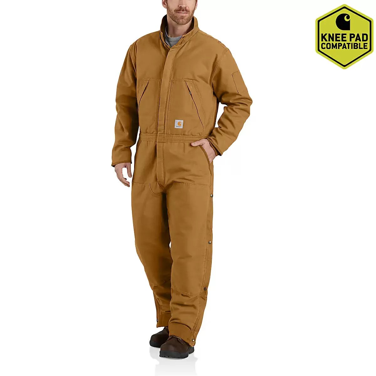 Carhartt Men's Loose Fit Washed Duck Insulated Coverall