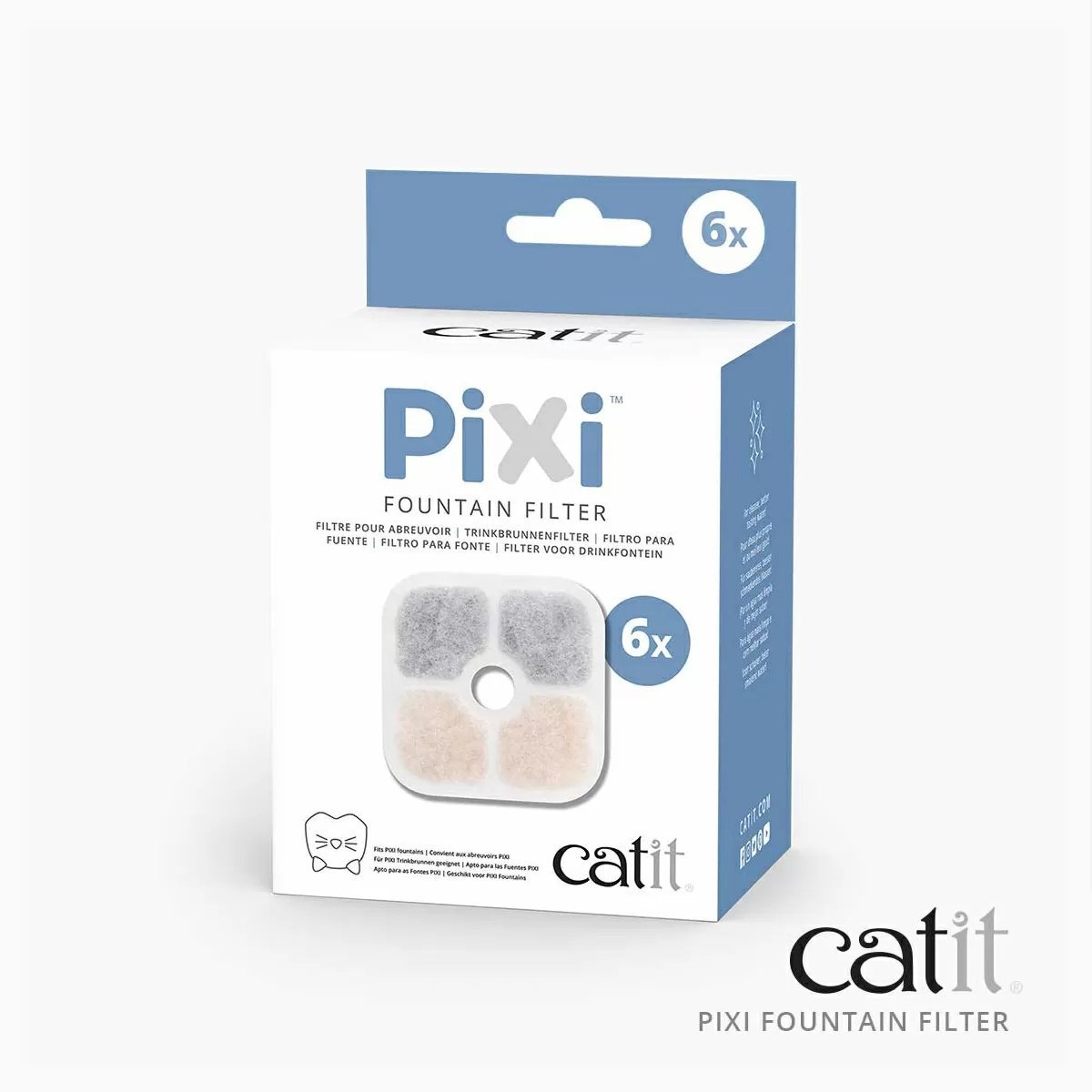 Catit Pixi Fountain Cartridge - 6 Pack - QC Supply - 