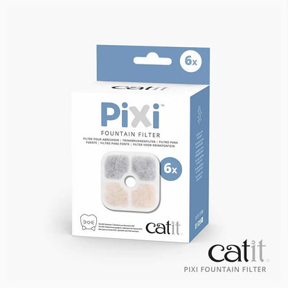 Catit Pixi Fountain Cartridge - 6 Pack - QC Supply - 