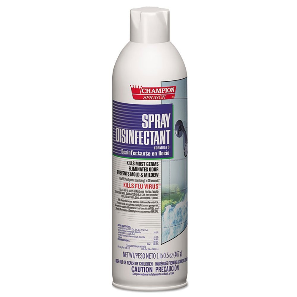 Champion Sprayon® Spray Disinfectant - 16.5 oz Can - QC Supply - 