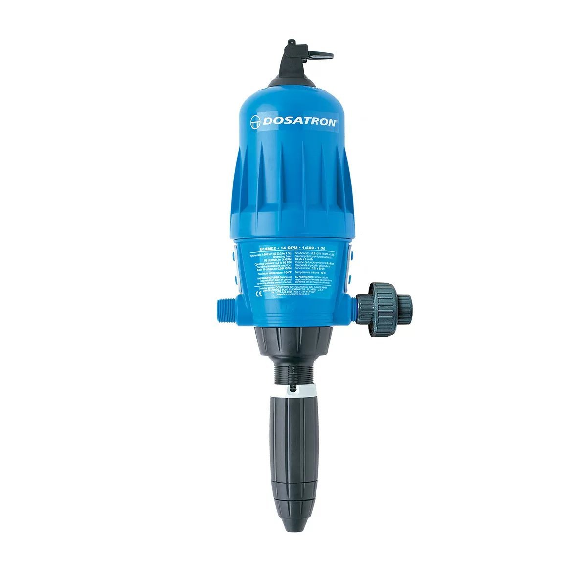 Dosatron® D14MZ2 Injector With Bypass Top - QC Supply - 