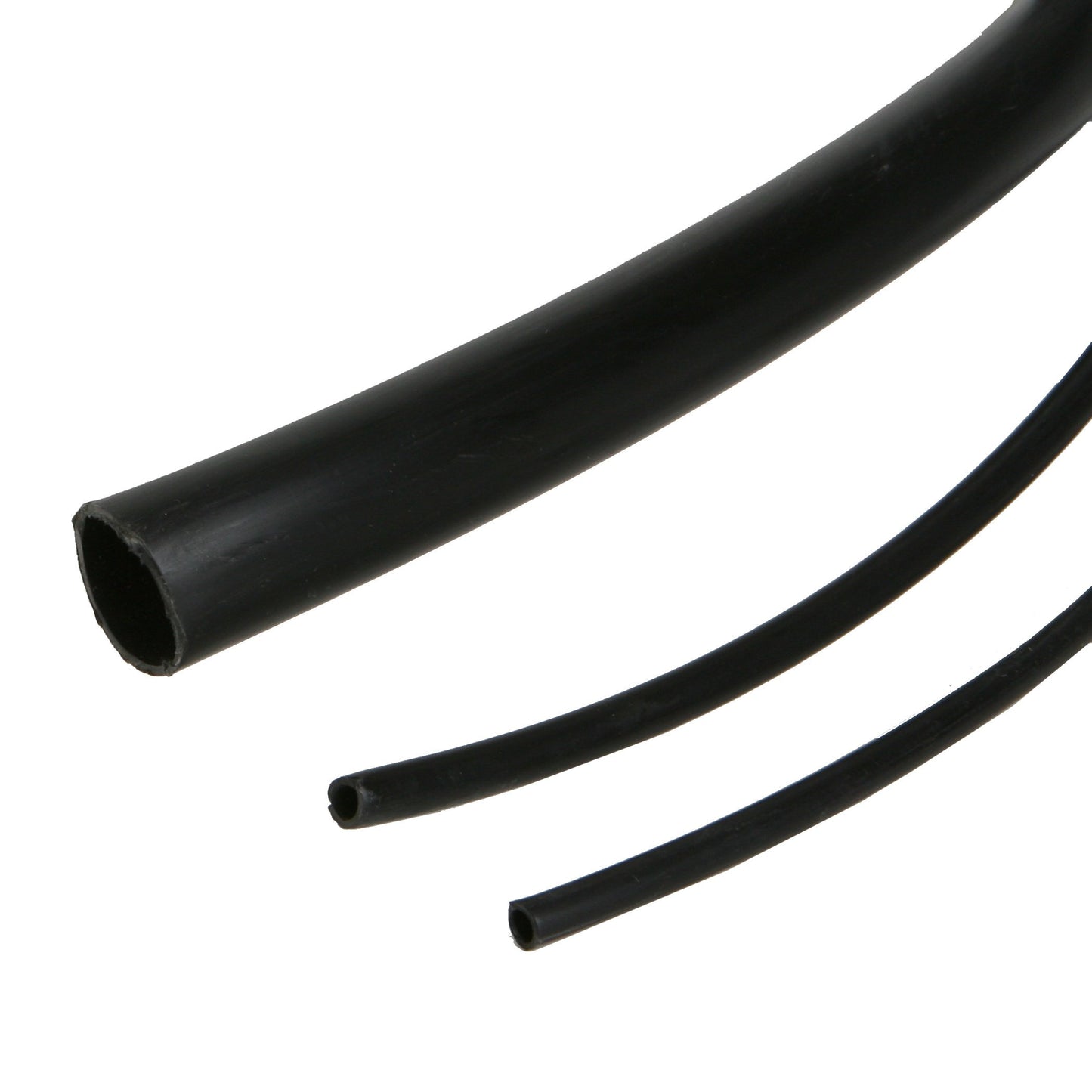 Black Hose  1/8", 1/4", 1/2"  Sold By The Foot