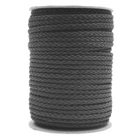 Polypropylene 3/8" Black Braid Rope