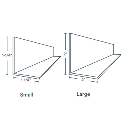 Trusscore Wall & Ceiling Trim  - Large Outside Corner 2" X 10'