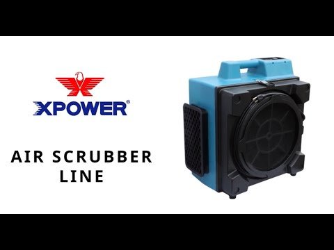 XPOWER X-2800 Professional 3-Stage HEPA Air Scrubber