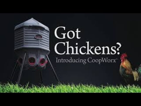 CoopWorx Chicken Feed Silo - Adjustable Legs