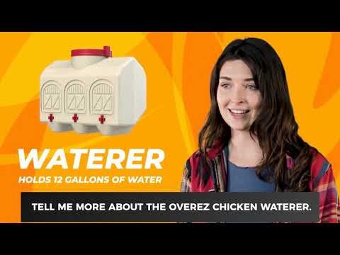 OverEZ Chicken Coop Chicken Waterer