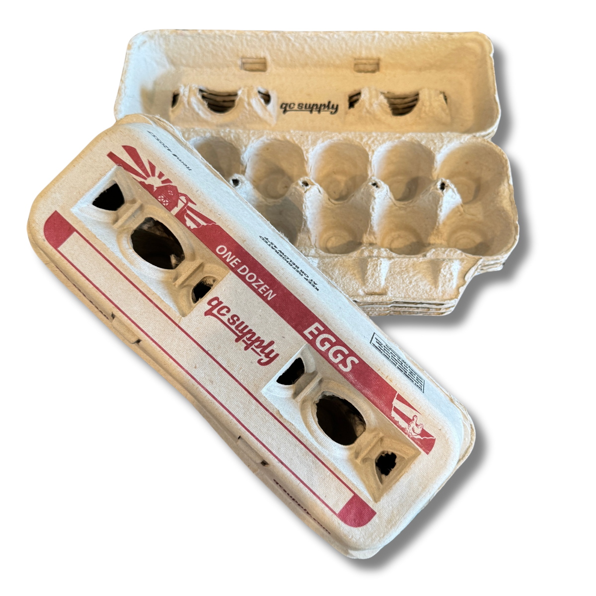 QC Supply 12-Egg Cartons (25-Pack)