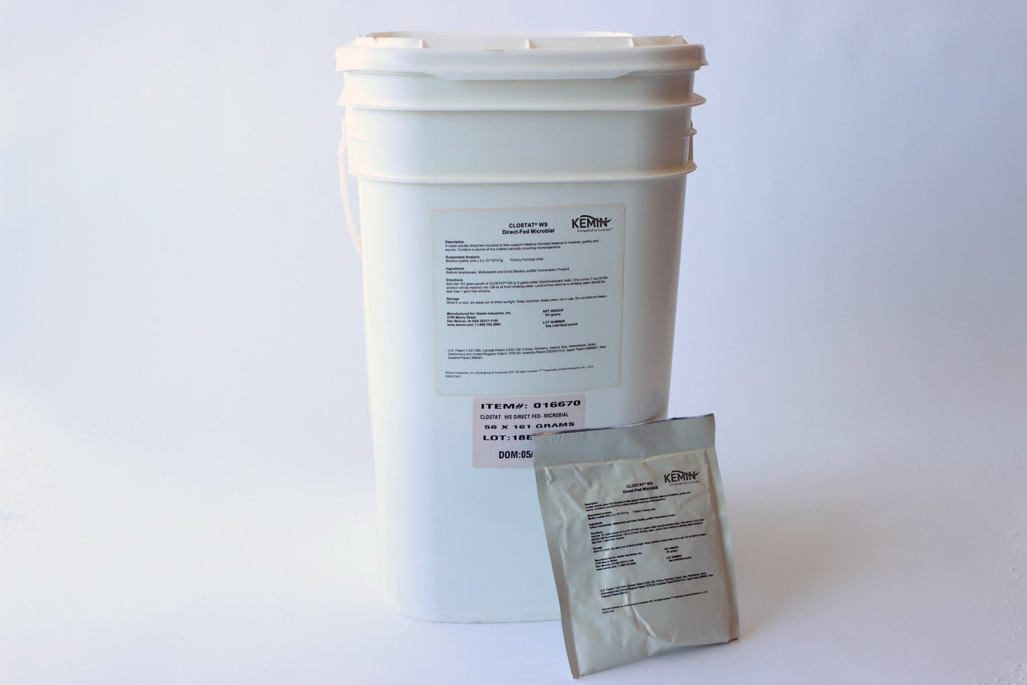 Kemin CLOSTAT WS Direct-Fed Microbial Supplement- 9.015 kg Bucket