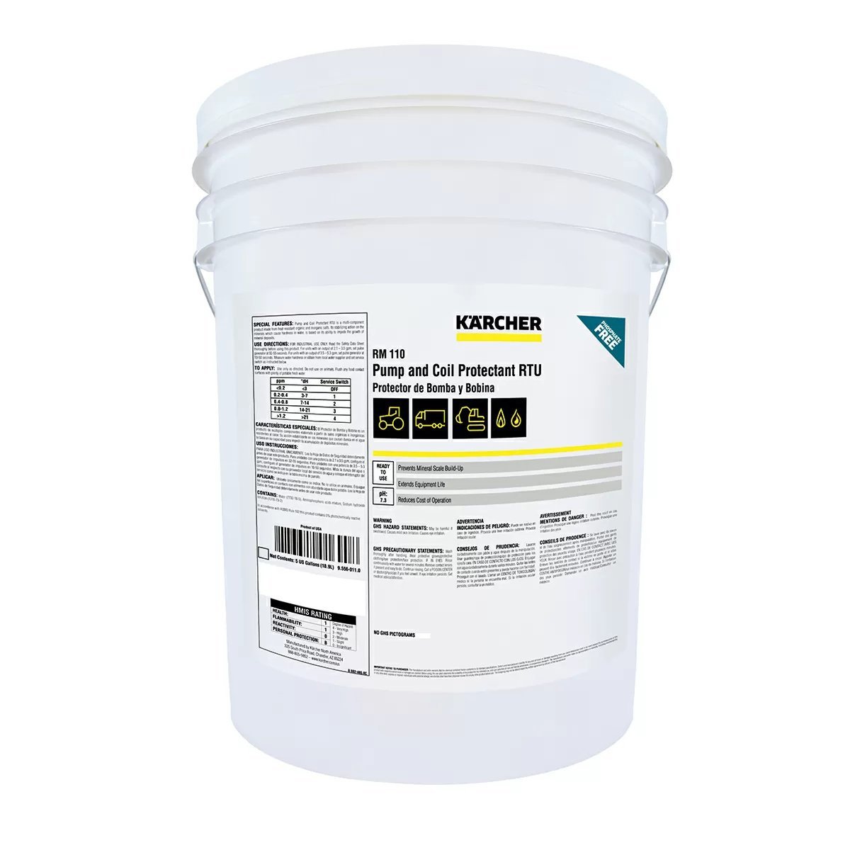 Karcher Pump & Coil Protectant RTU - 5 Gallons - QC Supply - 