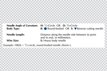 Suture Needles - Reverse Cutting