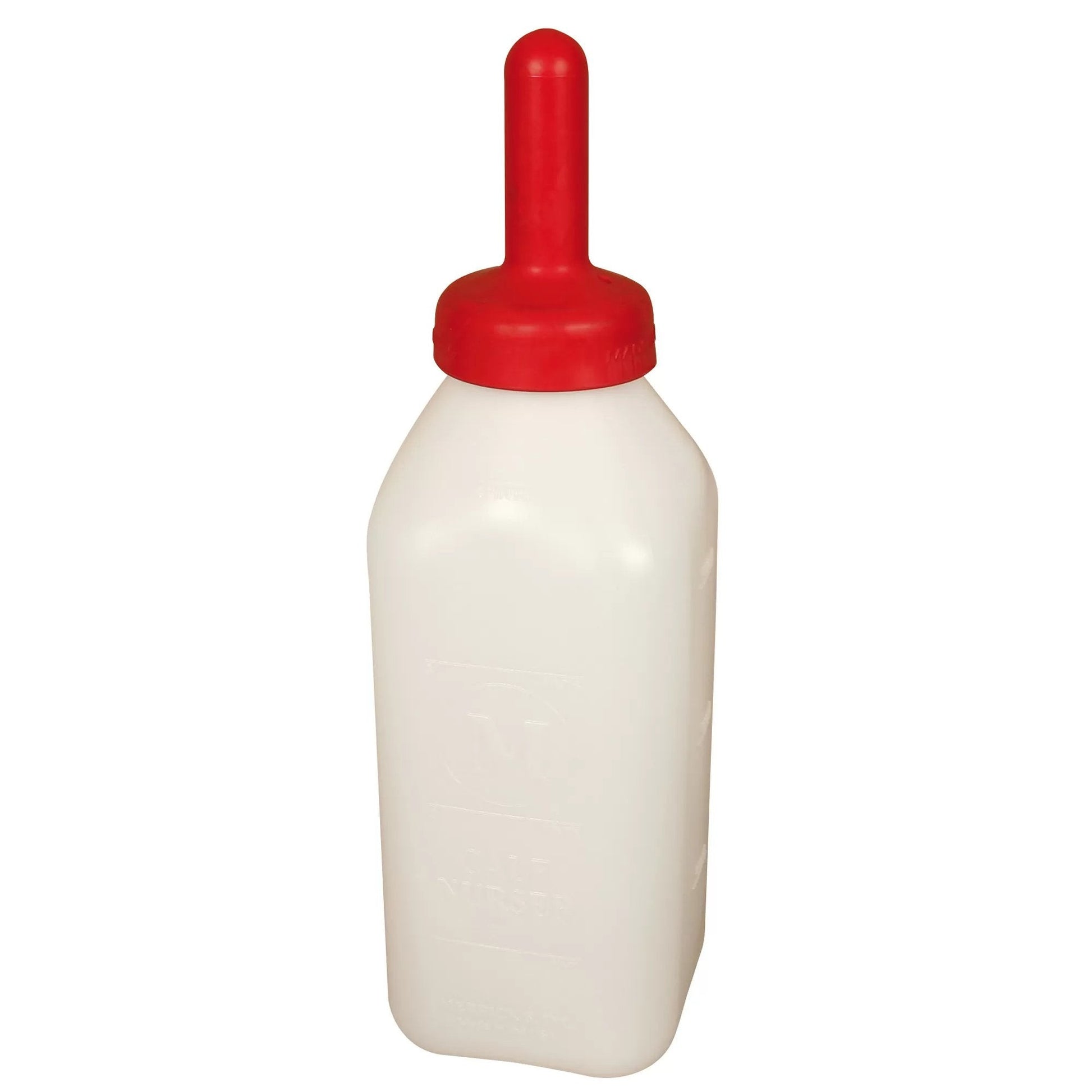 Milk Rite 2 - Quart Nursing Bottle - Snap - On Nipple - QC Supply - 