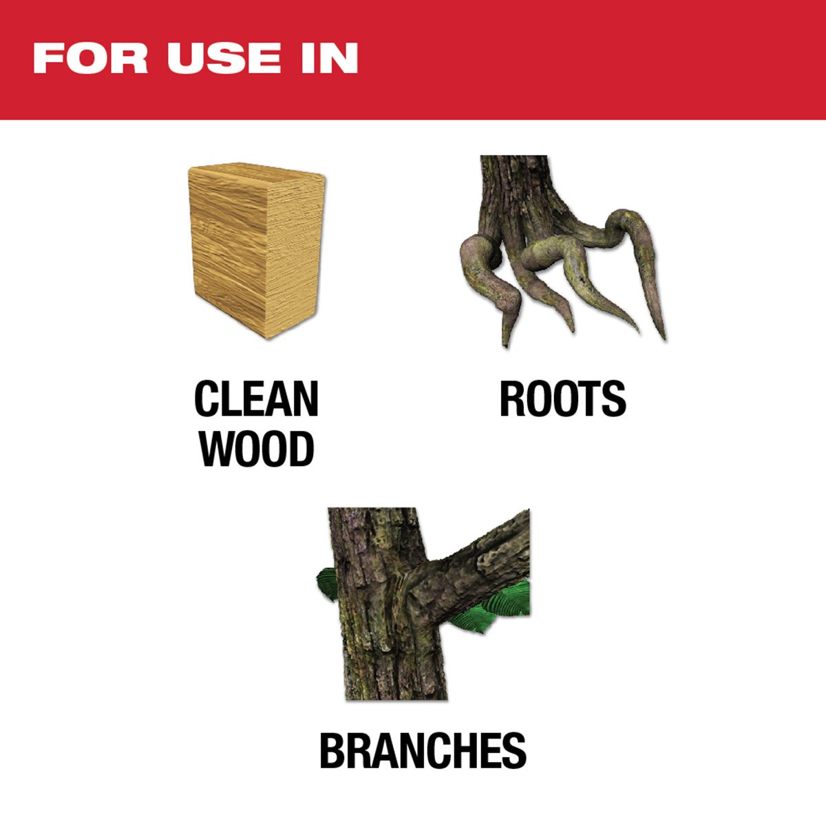 Milwaukee Tool The AX™ with Carbide Teeth for Pruning & Clean Wood SAWZALL® Blade - 9" 3 TPI - 1 Pack