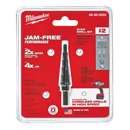 Milwaukee Tool Black Oxide Step Drill Bits