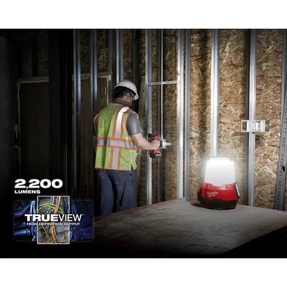 Milwaukee® Tool M18™ RADIUS™ Compact Site Light w/Flood Mode - QC Supply - 