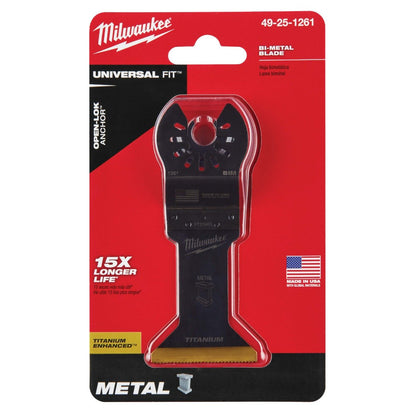 Milwaukee Tool OPENLOK Titanium Enhanced BiMetal MultiMaterial Blades  13/4"