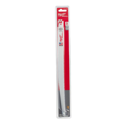 Milwaukee Tool Sawzall Blade - 12" 8/12 TPI- 5Pk