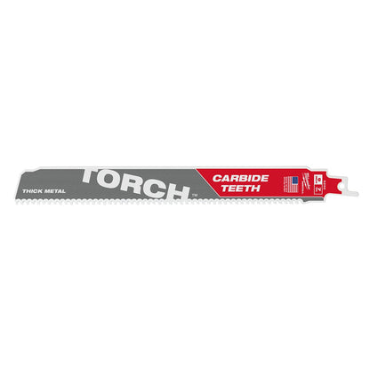 Milwaukee Tool SAWZALL® The TORCH Carbide Blades - 9" - 7 TPI - 3 Pack