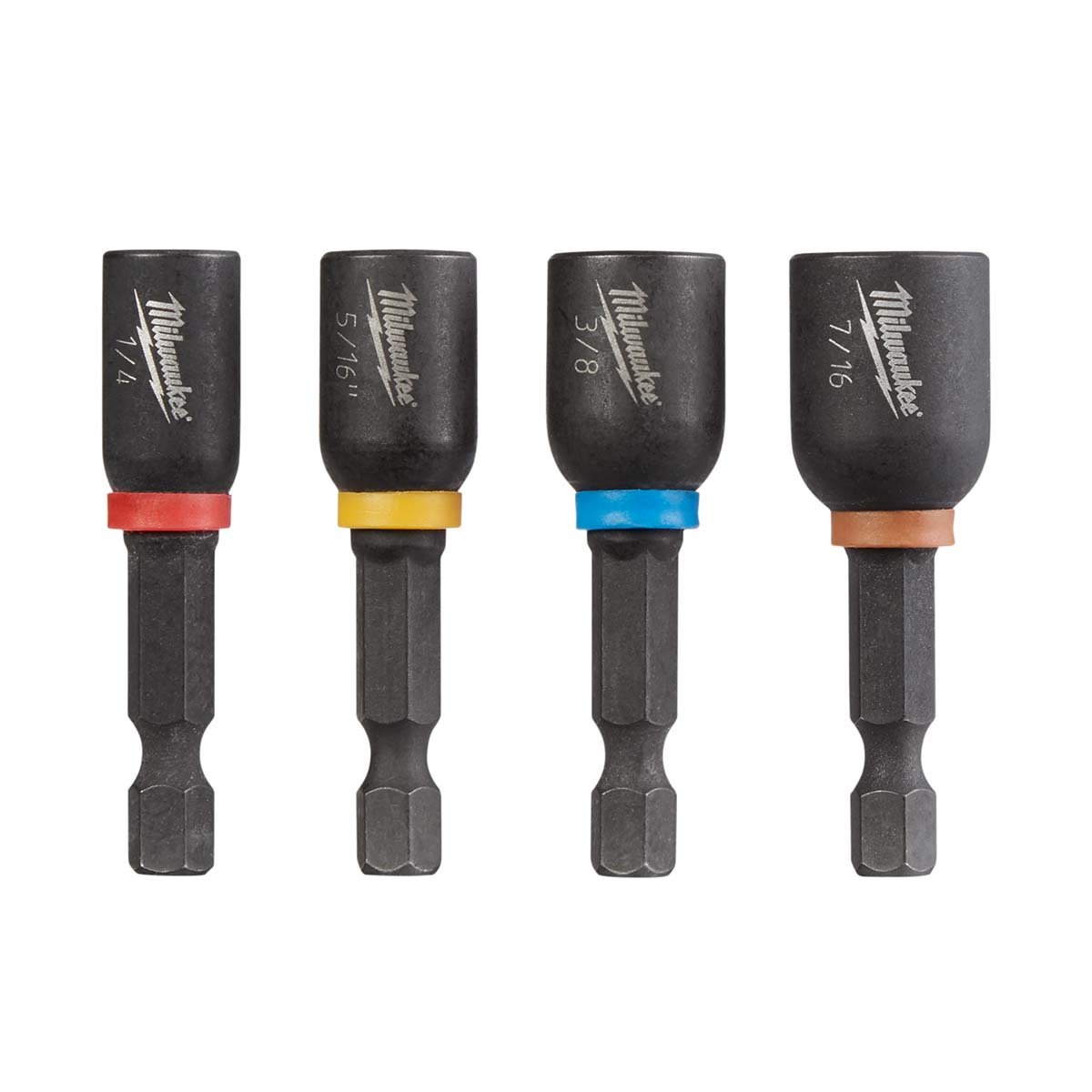 Milwaukee Tool Shockwave™ 1-7/8" Magnetic Nut Driver Set - 4 Piece