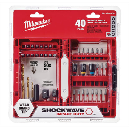 Milwaukee Tool Shockwave™ Impact Duty Drill & Drive Set - 40 Piece