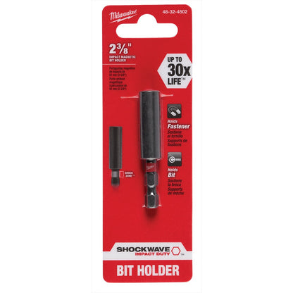 Milwaukee Tool Shockwave™ Impact Magnetic Bit Holder -  2.36"