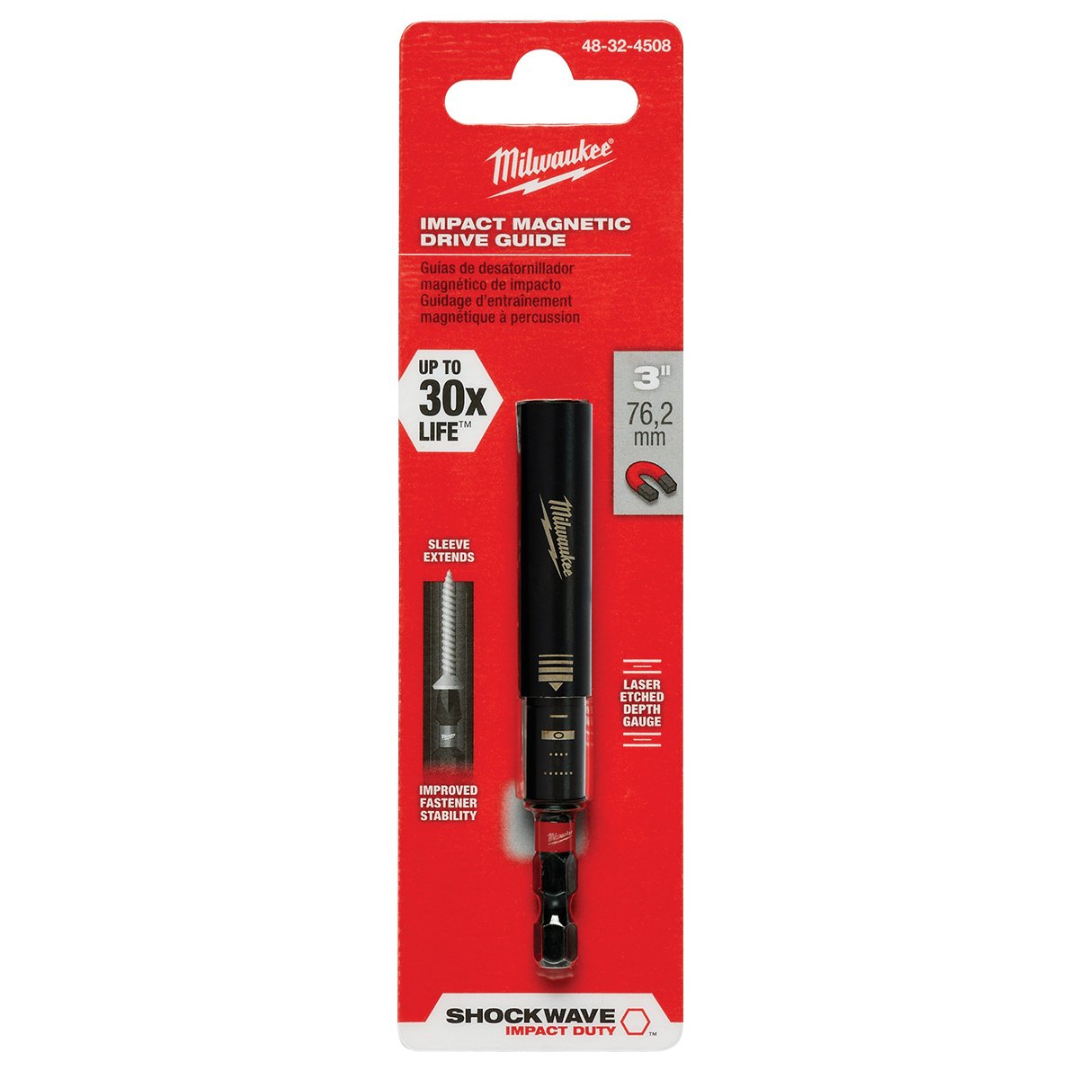 Milwaukee Tool Shockwave™ Impact Magnetic Drive Guide - 3"