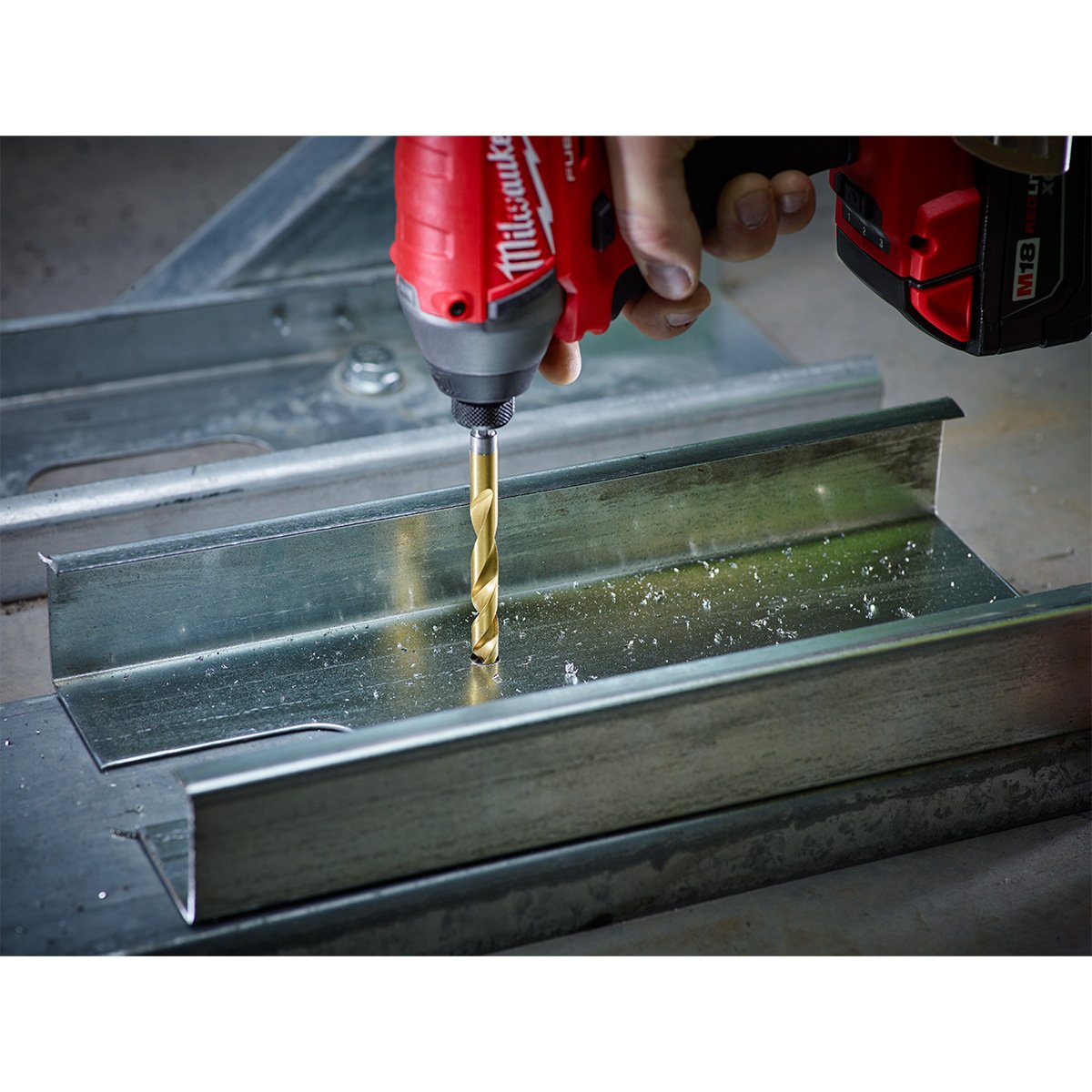 Milwaukee Tool Shockwave™ Red Helix™ Titanium Drill Bit  3/8" 1/2"