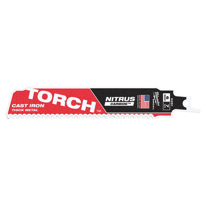 Milwaukee Tool The Torch for Cast Iron with Nitrus Carbide™ - 6" 7 TPI - 1 Pack