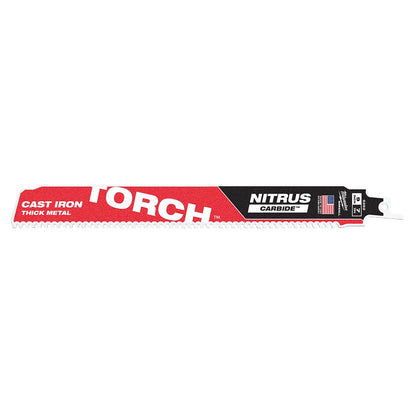 Milwaukee Tool The Torch™ for Cast Iron with Nitrus Carbide™ Blade - 9" - 7 TPI - 1 Pack