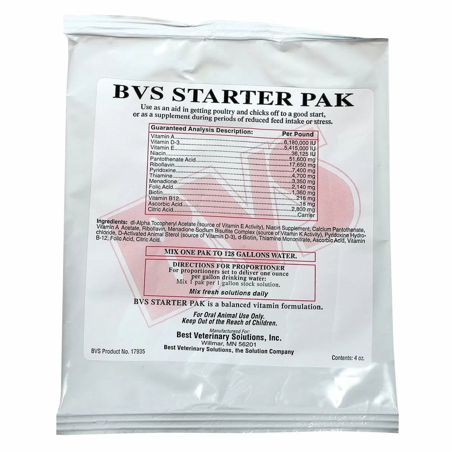 Poultry Starter Pak - QC Supply - 