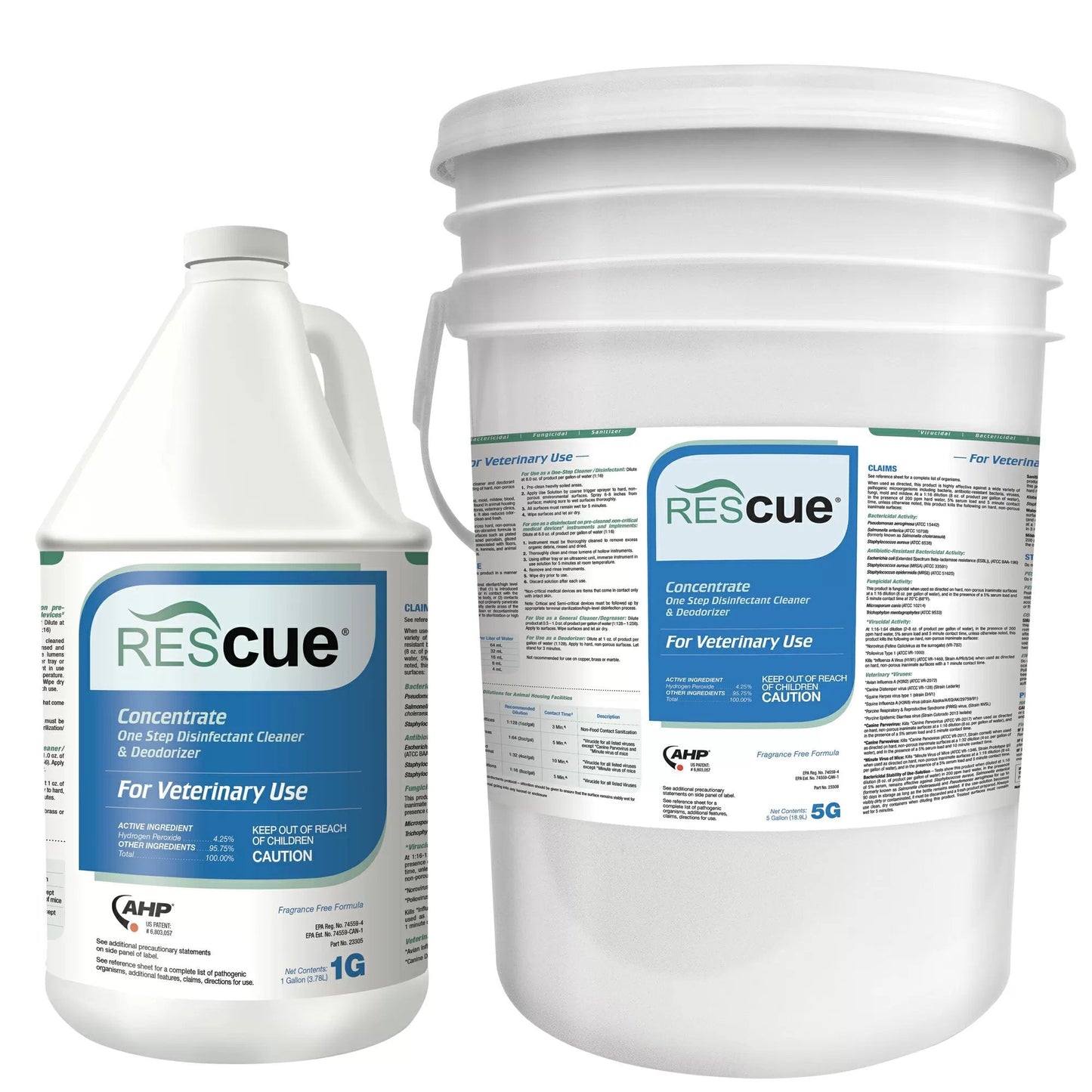 Rescue™ Disinfectant Concentrate - For Veterinary Use - QC Supply - 