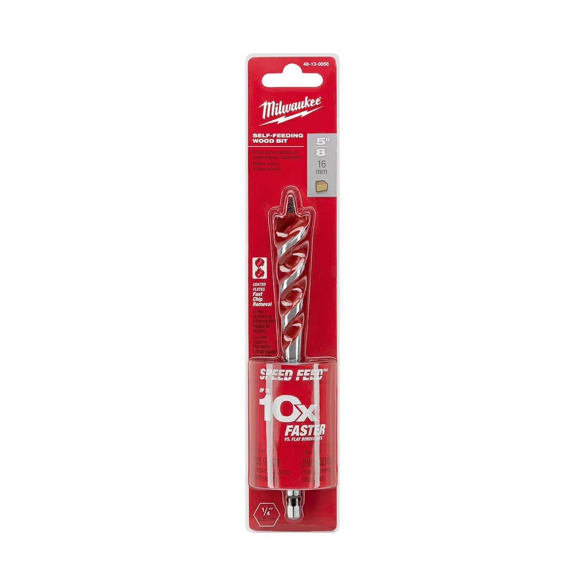 Milwaukee Tool Speed Feed™ Self-Feeding Wood Bits