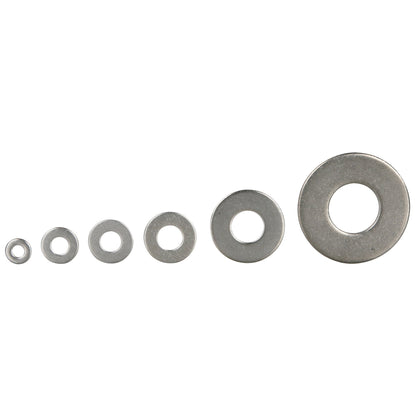 Stainless Steel Flat Washers - QC Supply - 