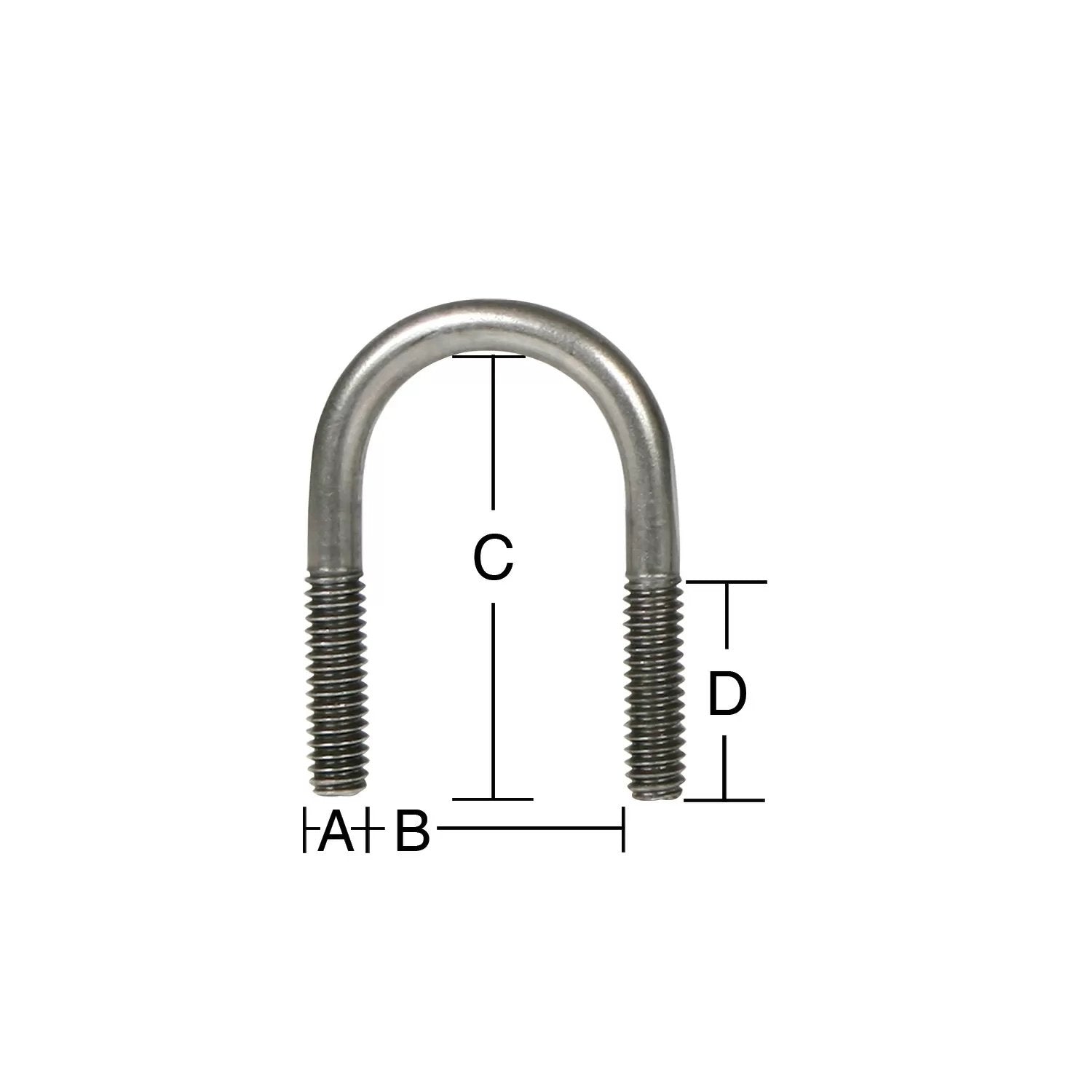 Stainless Steel U Bolt - QC Supply - 