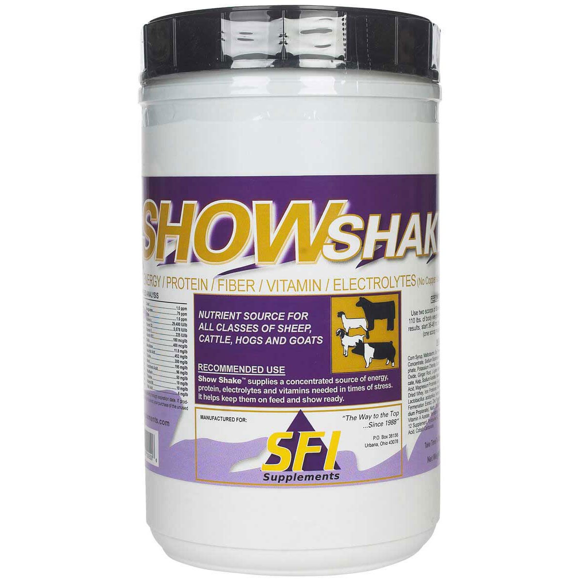 Sullivan Supply® Show Shake™, 3 LBS Jar